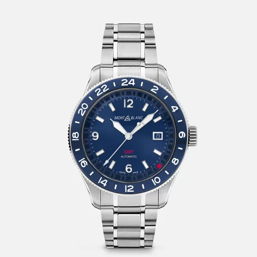 RELOJ 1858 GMT ESFERA AZUL 42MM