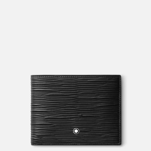 CARTERA 4810 6CC CON 2 BOLSILLOS TRANSPARENTES NEGRO