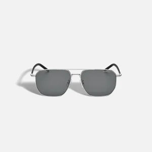 GAFAS OVALADAS ACETATO NEGRO Y LENTES GRISES