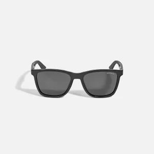 GAFAS RECTANGULARES NEGRO CON LETES GRISES