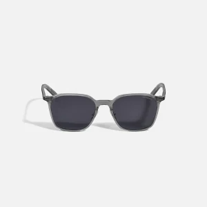 GAFAS OVALADAS ACETATO GRIS CON LENTES AZULES