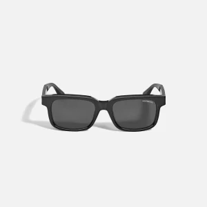 GAFAS CUADRADAS NEGRAS CON LETES NEGRAS