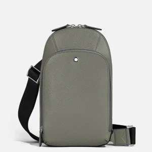 BOLSO SLING BAG  SARTORIAL GRIS MEDIO