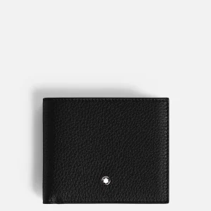 BILLETERA GRAIN 8 TARJETAS NEGRA