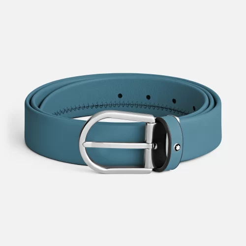 CINTURON LISO HERRADURA SMOKY BLUE 35MM