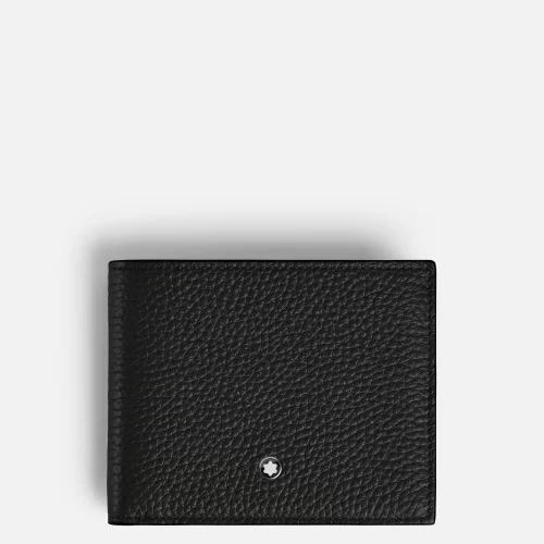 BILLETERA GRAIN 6 TARJETAS NEGRA
