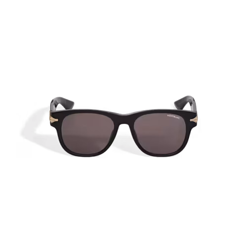 GAFAS DE SOL CUADRADAS CON MONTURA DE ACETATO NEGRO 137185