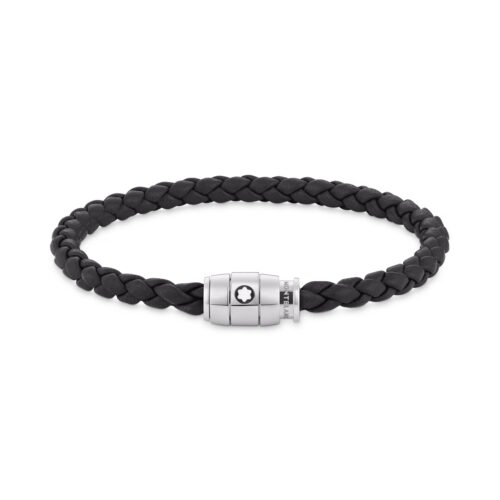PULSERA DE PIEL NEGRA
